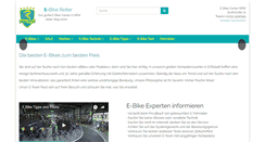 Desktop Screenshot of e-bike-reiter.de